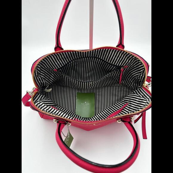 NWT KATE SPADE NEW YORK Audrey Charles Street Handbag W/Shoulder Strap Pink - Picture 7 of 12